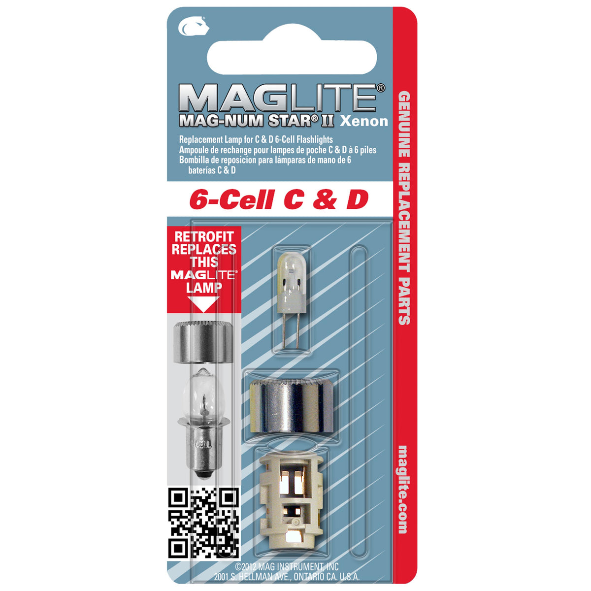 Ersatzglühbirne Maglite® 6C & 6D - Maglite EU (Test)