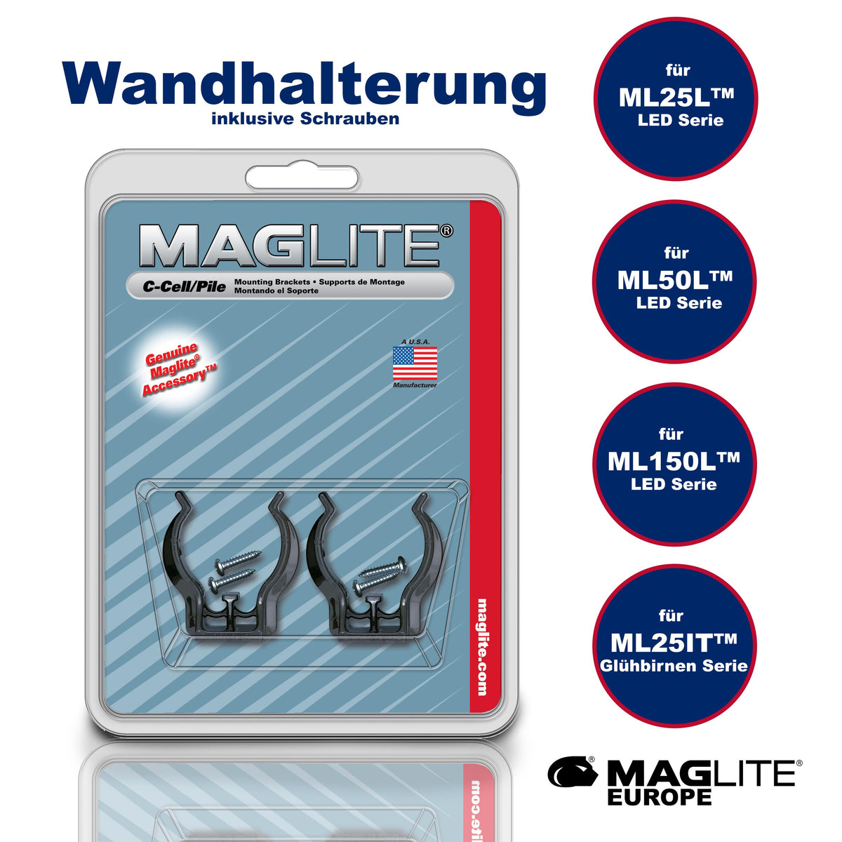 Wandhalter - Maglite EU (Test)