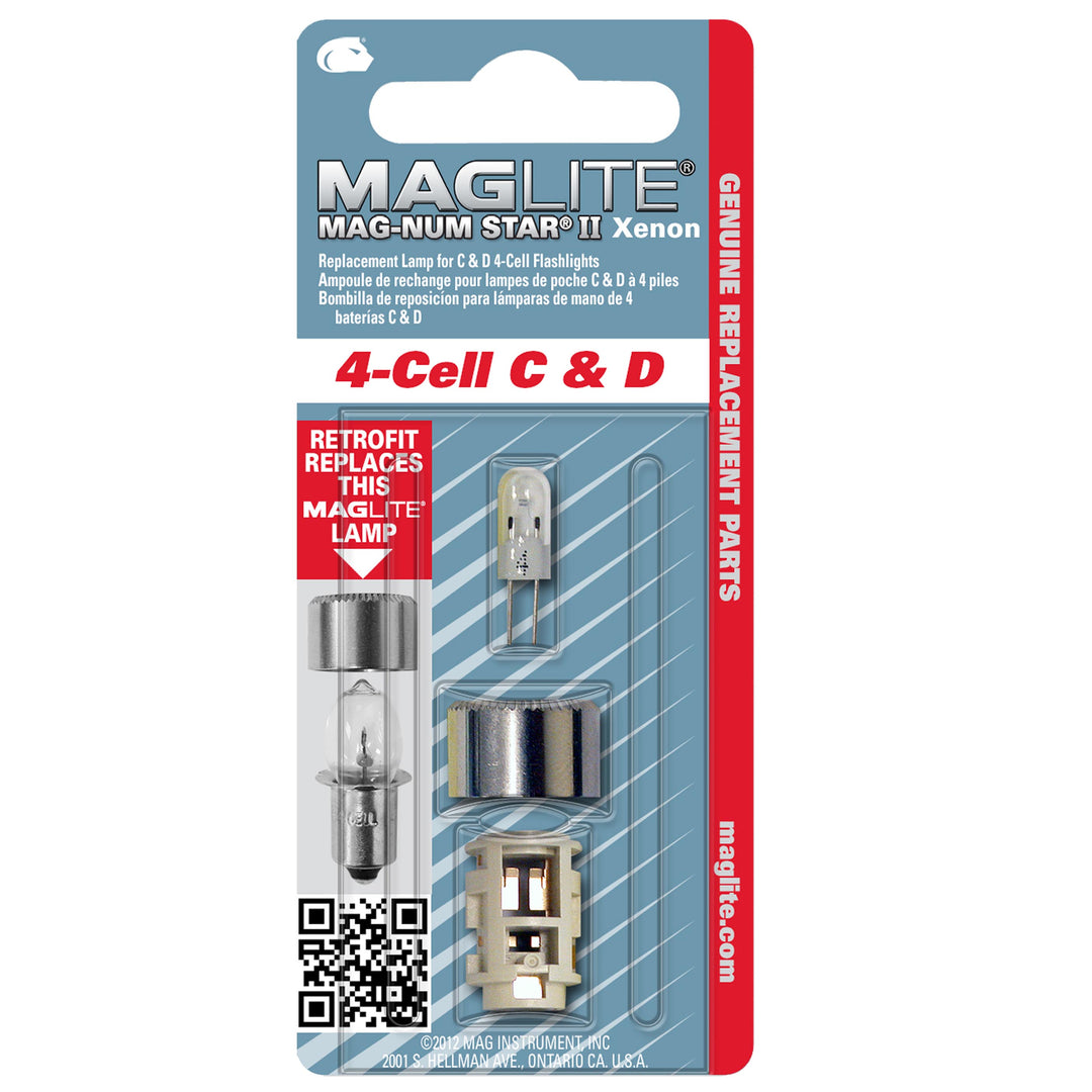 Ersättningslampa Maglite® 4C & 4D