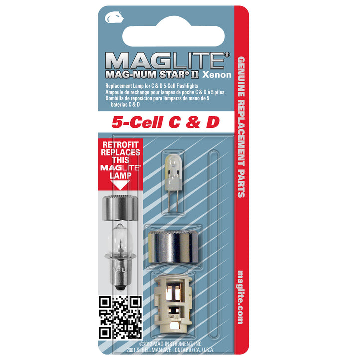 Ersättningslampa Maglite® 5C & 5D