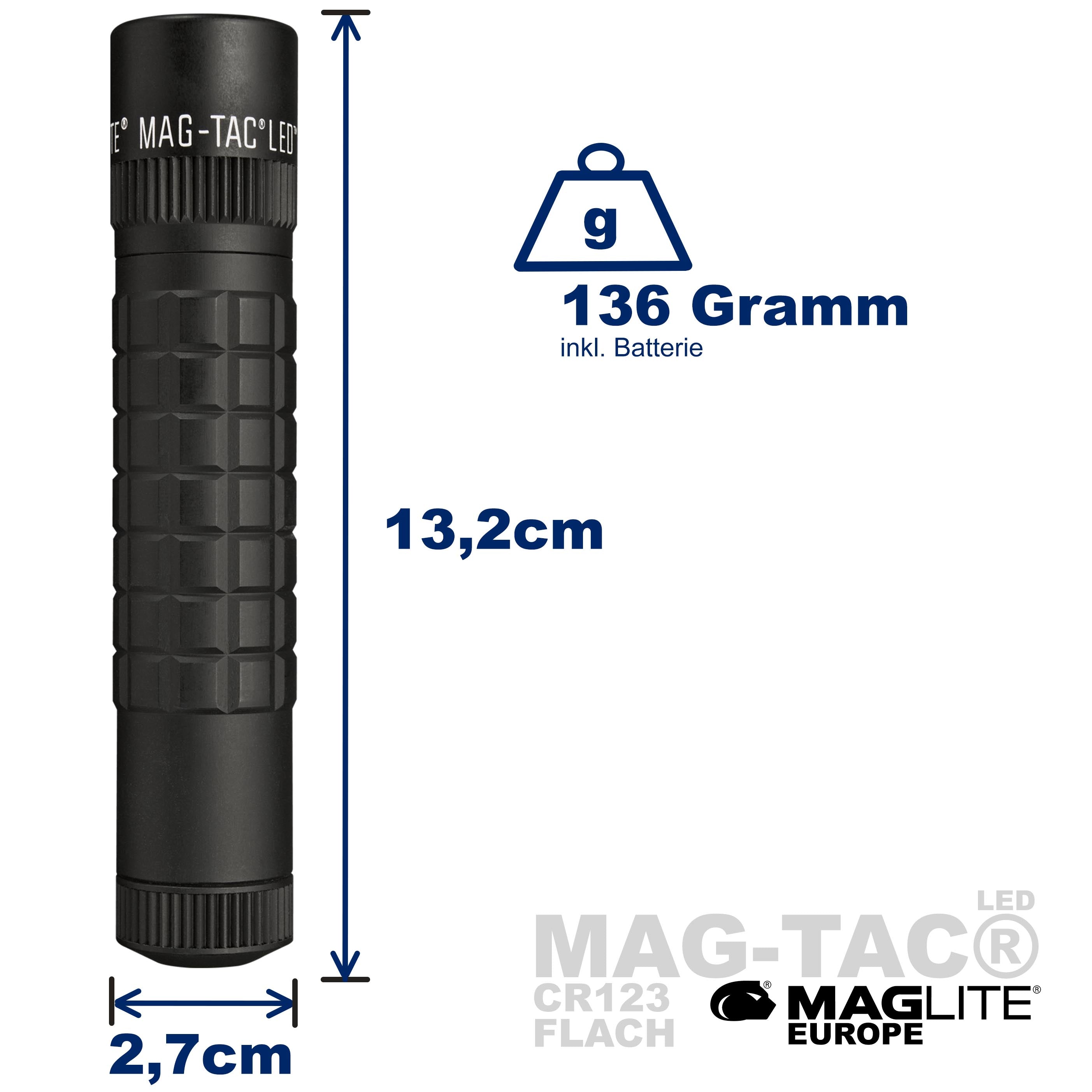 1-29 MAG-TAC LED 320ルーメン 1-29 MAG-TAC LED 320ルーメン MAG-TAC LED Rechargeable Crowned