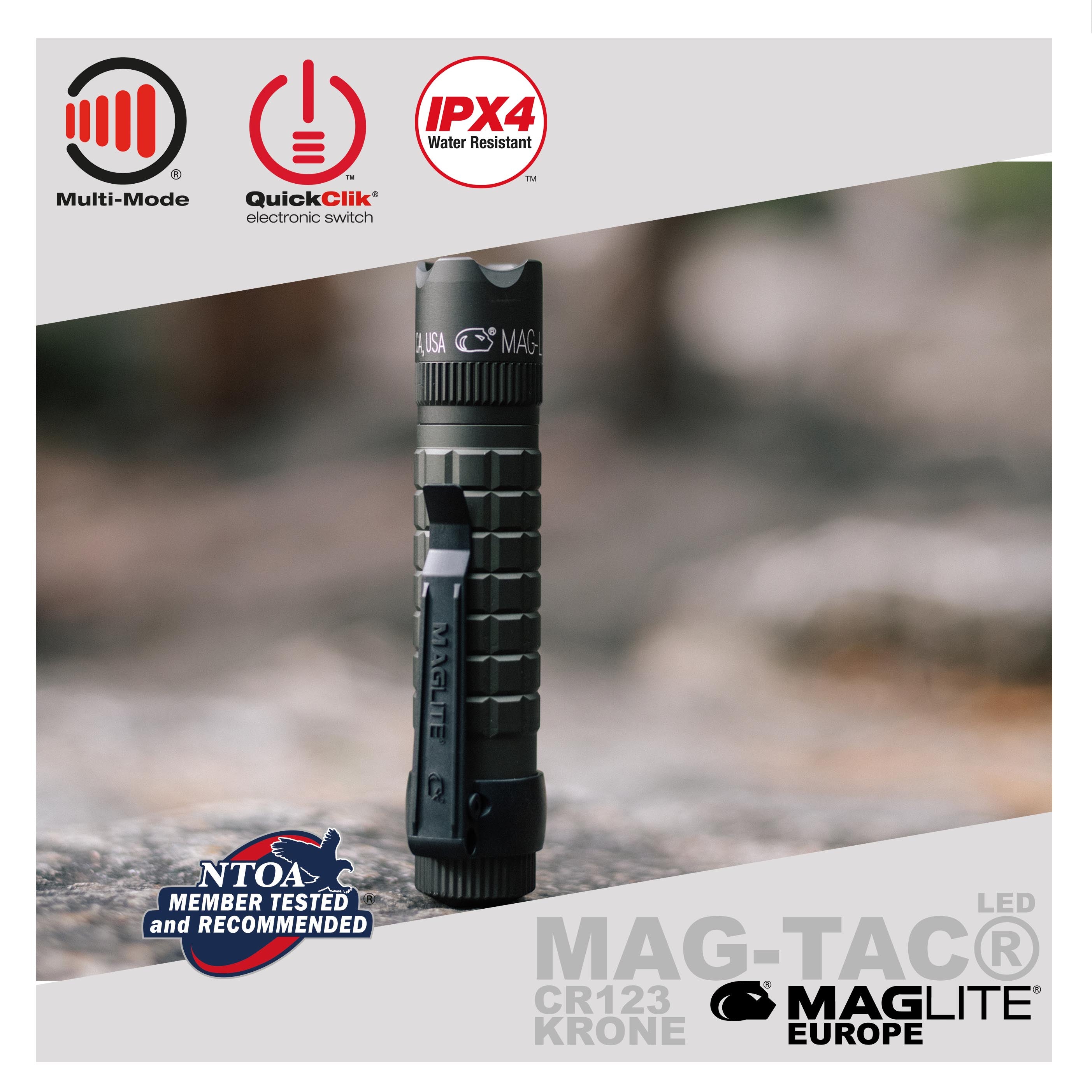 1-29 MAG-TAC LED 320ルーメン 1-29 MAG-TAC LED 320ルーメン MAG-TAC LED Rechargeable Crowned