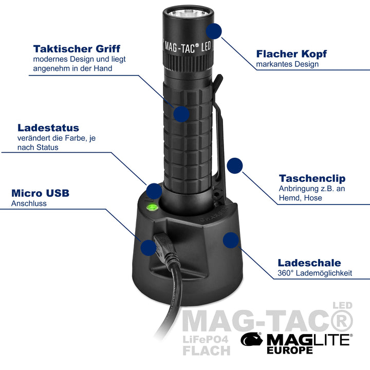 MAG-TAC® LED med batteri