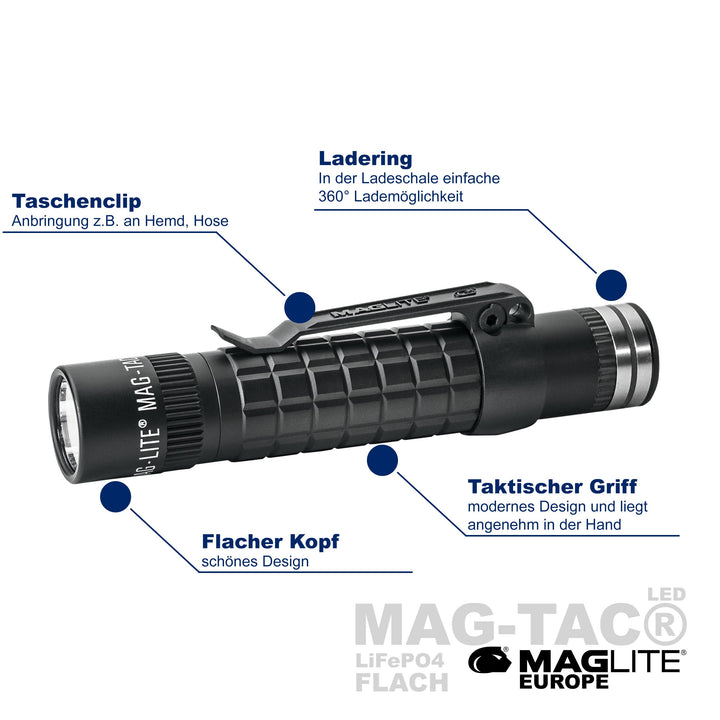 MAG-TAC® LED con batteria ricaricabile