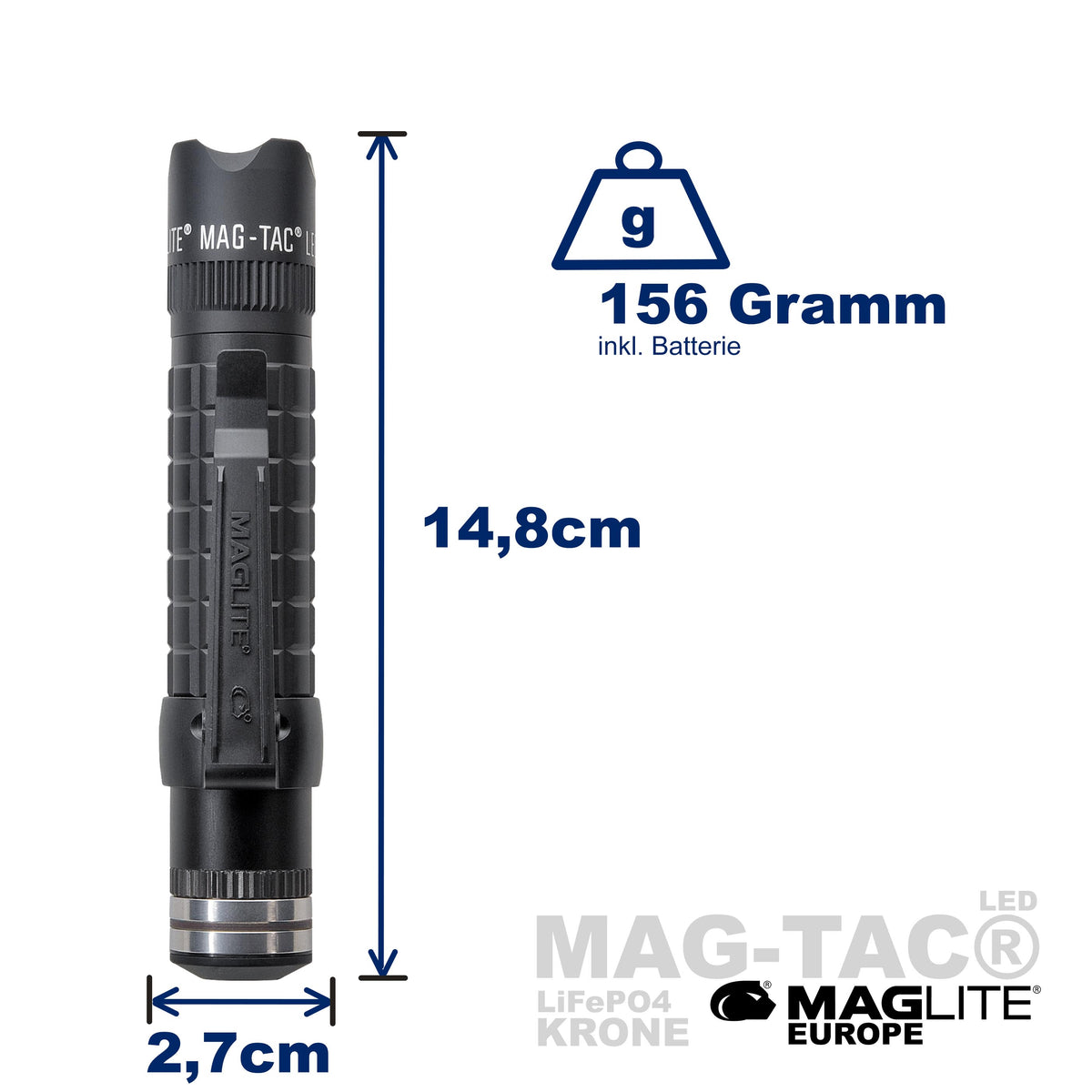 MAG-TAC® LED mit Akku - Maglite EU (Test)