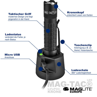 MAG-TAC® LED mit Akku - Maglite EU (Test)