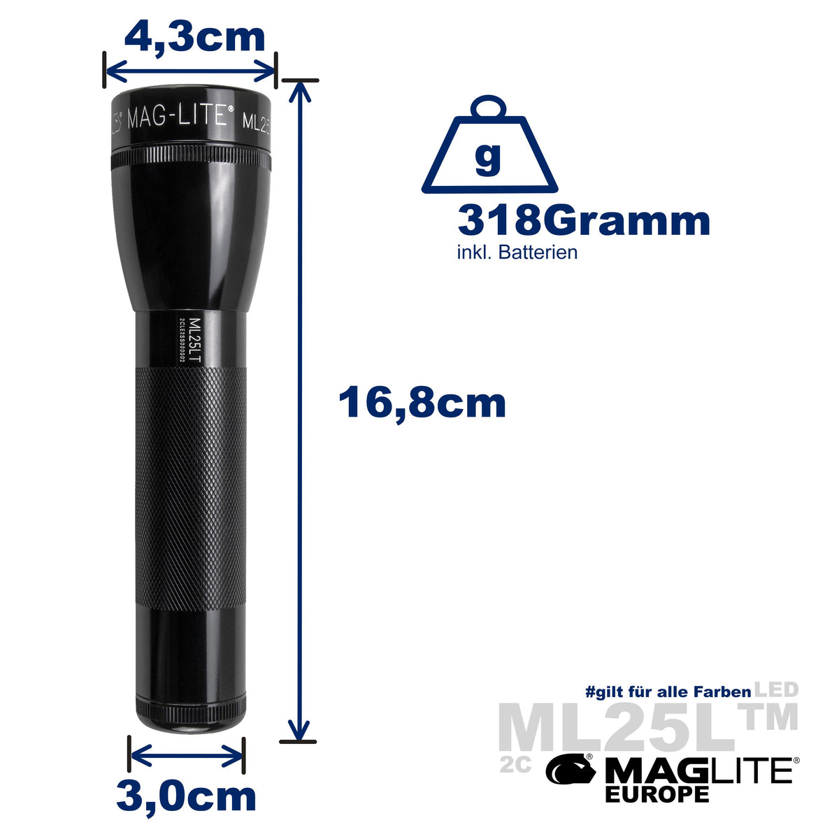 ML25LT™ LED 2C - Maglite EU (Test)
