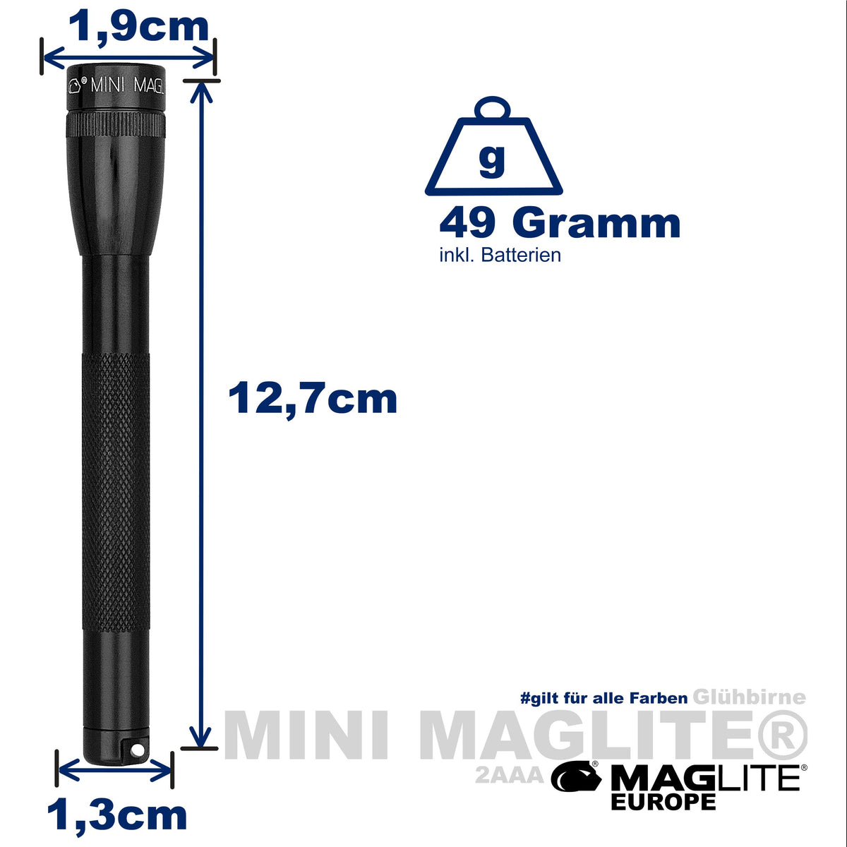 CLASSIC Mini Maglite® AAA - Maglite EU (Test)