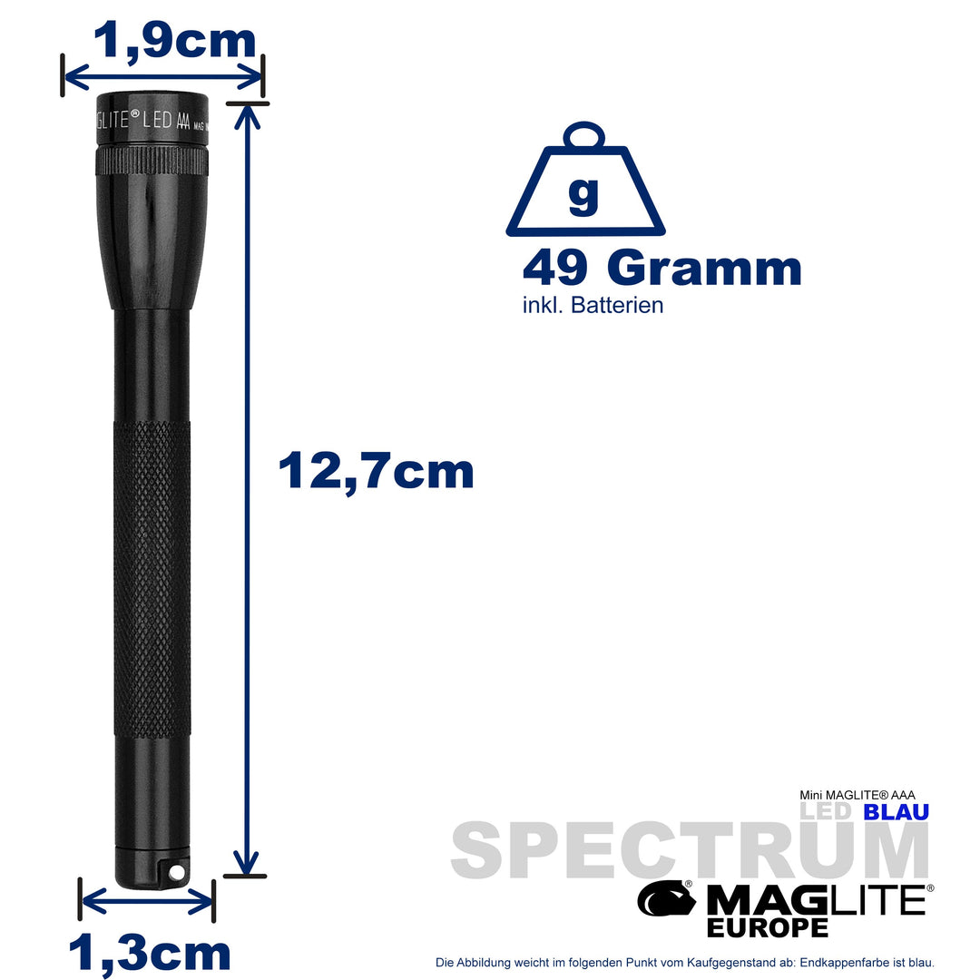 Maglite® Spectrum Series™ met blauwe LED