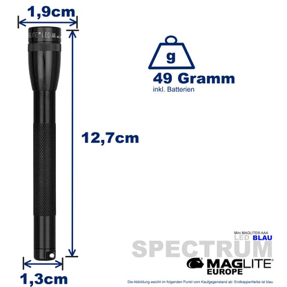 Maglite® Spectrum Series™ mit blauer LED - Maglite EU (Test)