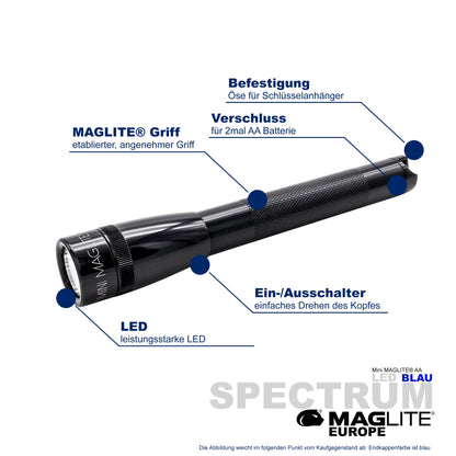 Maglite® Spectrum Series™ mit blauer LED - Maglite EU (Test)