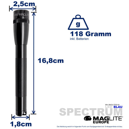 Maglite® Spectrum Series™ mit blauer LED - Maglite EU (Test)