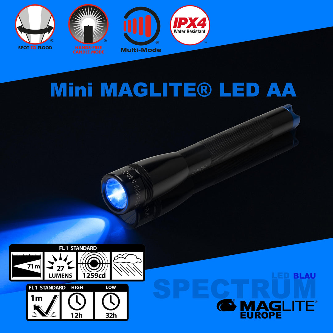 Maglite® Spectrum Series™ avec LED bleue