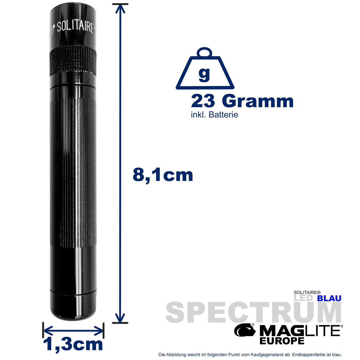 Maglite® Spectrum Series™ mit blauer LED - Maglite EU (Test)