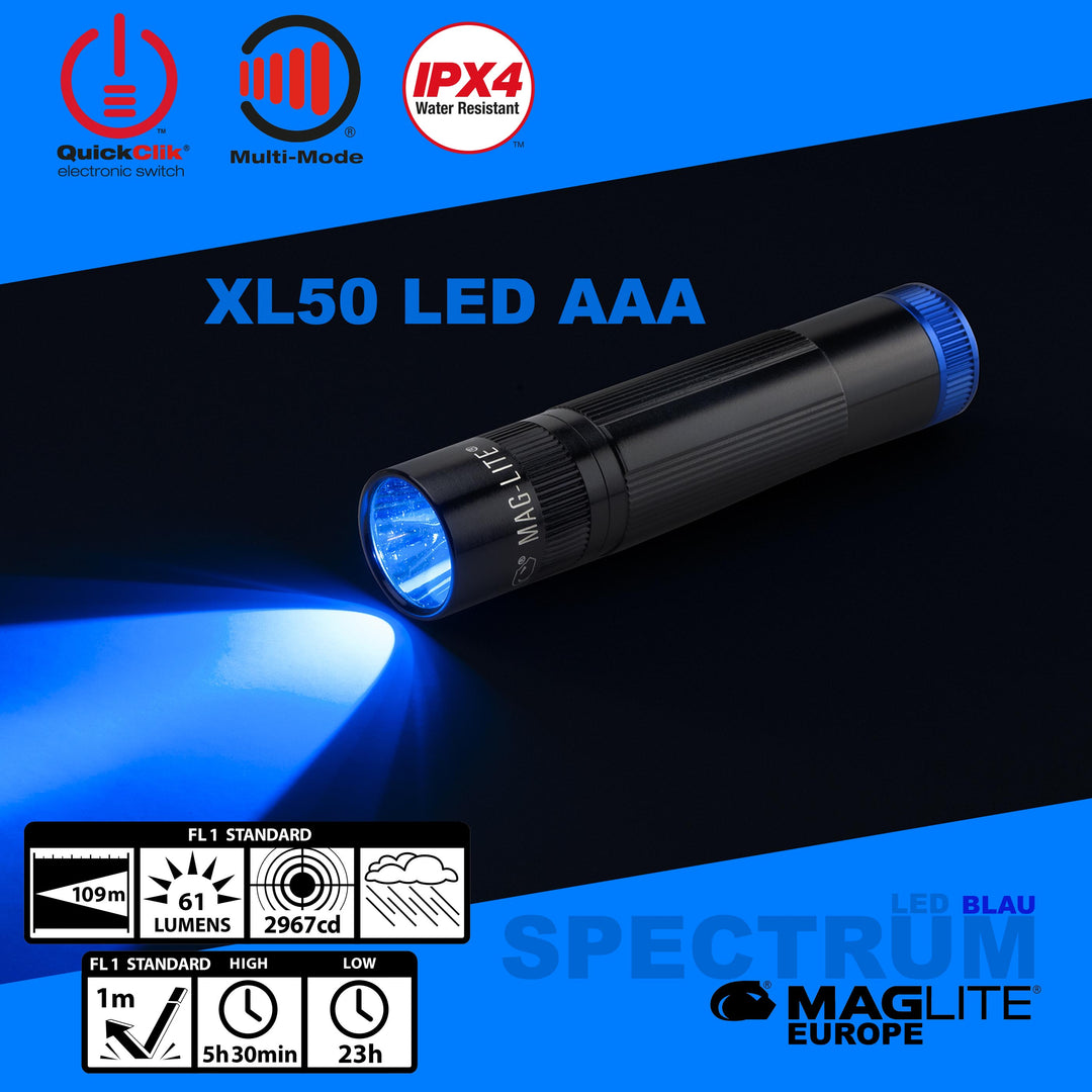 Maglite® Spectrum Series™ con LED azul
