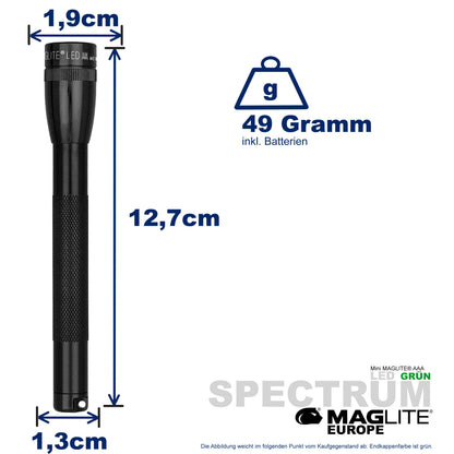 Maglite® Spectrum Series™ mit grüner LED - Maglite EU (Test)