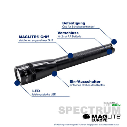 Maglite® Spectrum Series™ mit grüner LED - Maglite EU (Test)