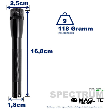 Maglite® Spectrum Series™ mit grüner LED - Maglite EU (Test)
