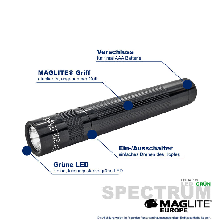 Maglite® Spectrum Series™ con LED verde