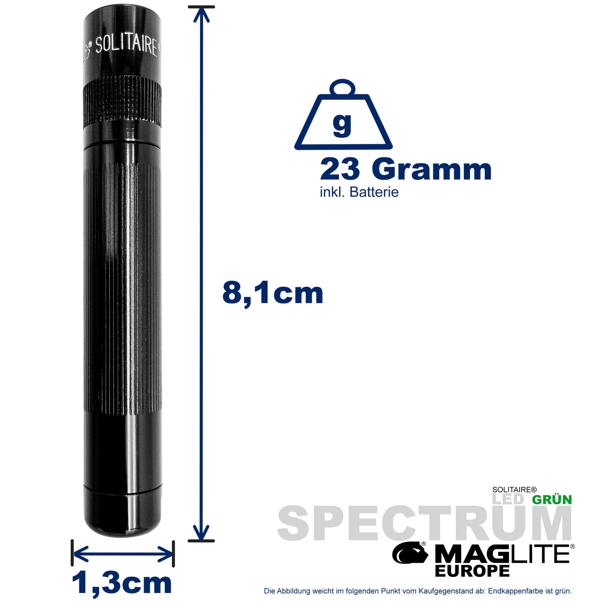 Maglite® Spectrum Series™ mit grüner LED - Maglite EU (Test)