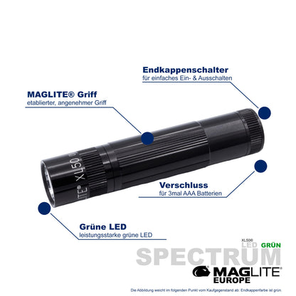 Maglite® Spectrum Series™ mit grüner LED - Maglite EU (Test)