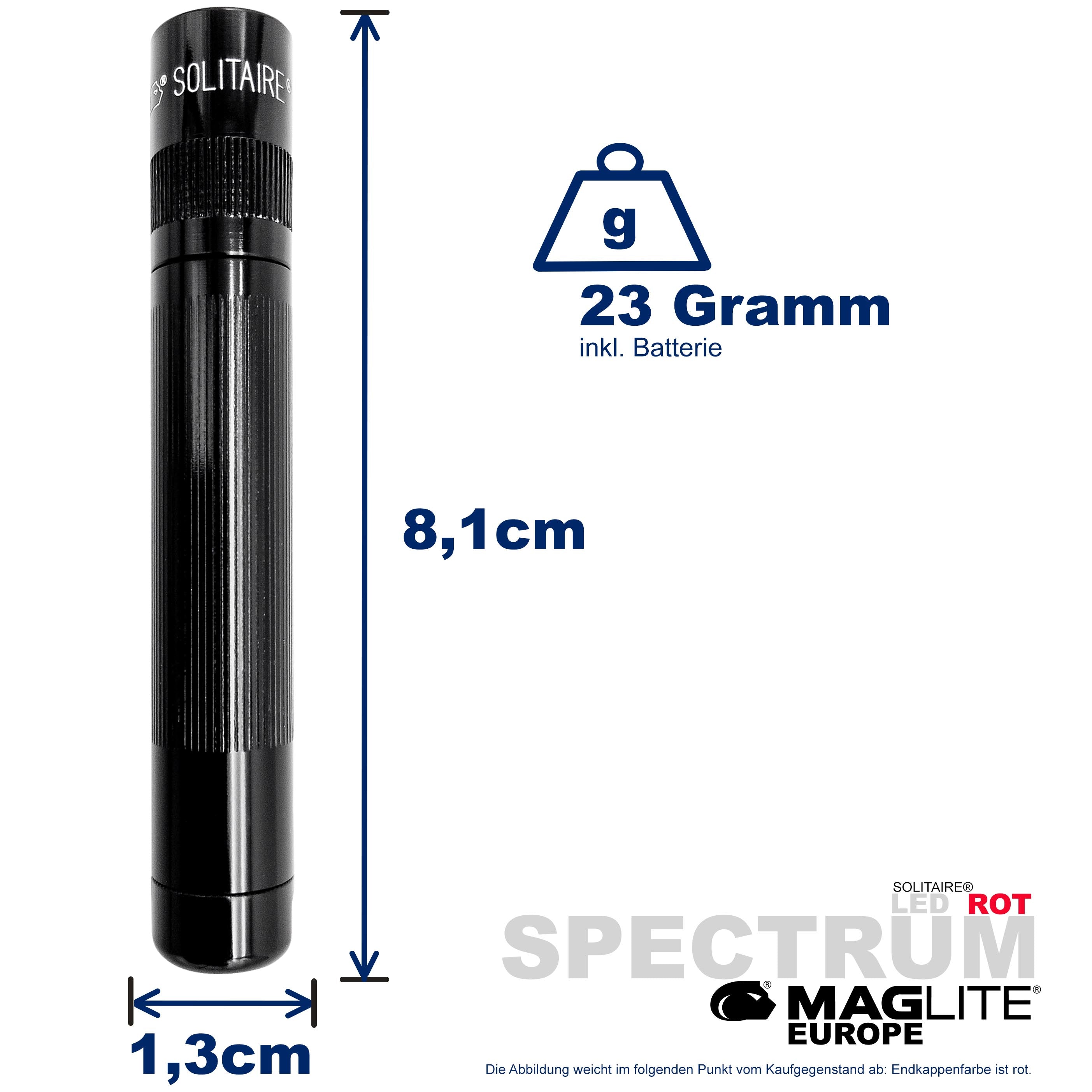 Maglite® Spectrum Series™ with red LED – MAGLITE® Europe