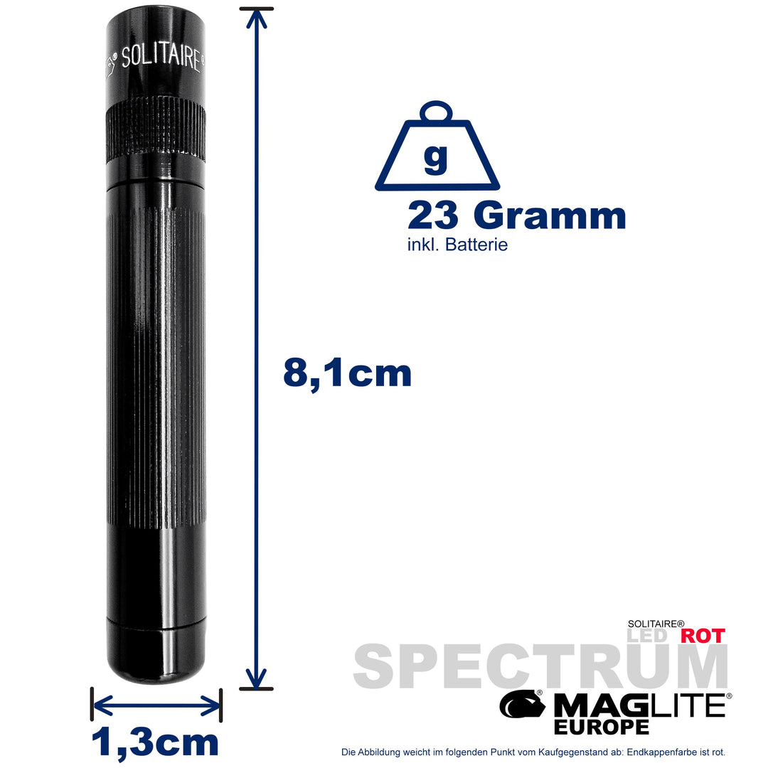 Maglite® Spectrum Series™ avec LED rouge