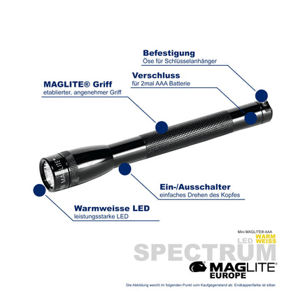 Maglite® Spectrum Series™ mit warmweisser LED - Maglite EU (Test)