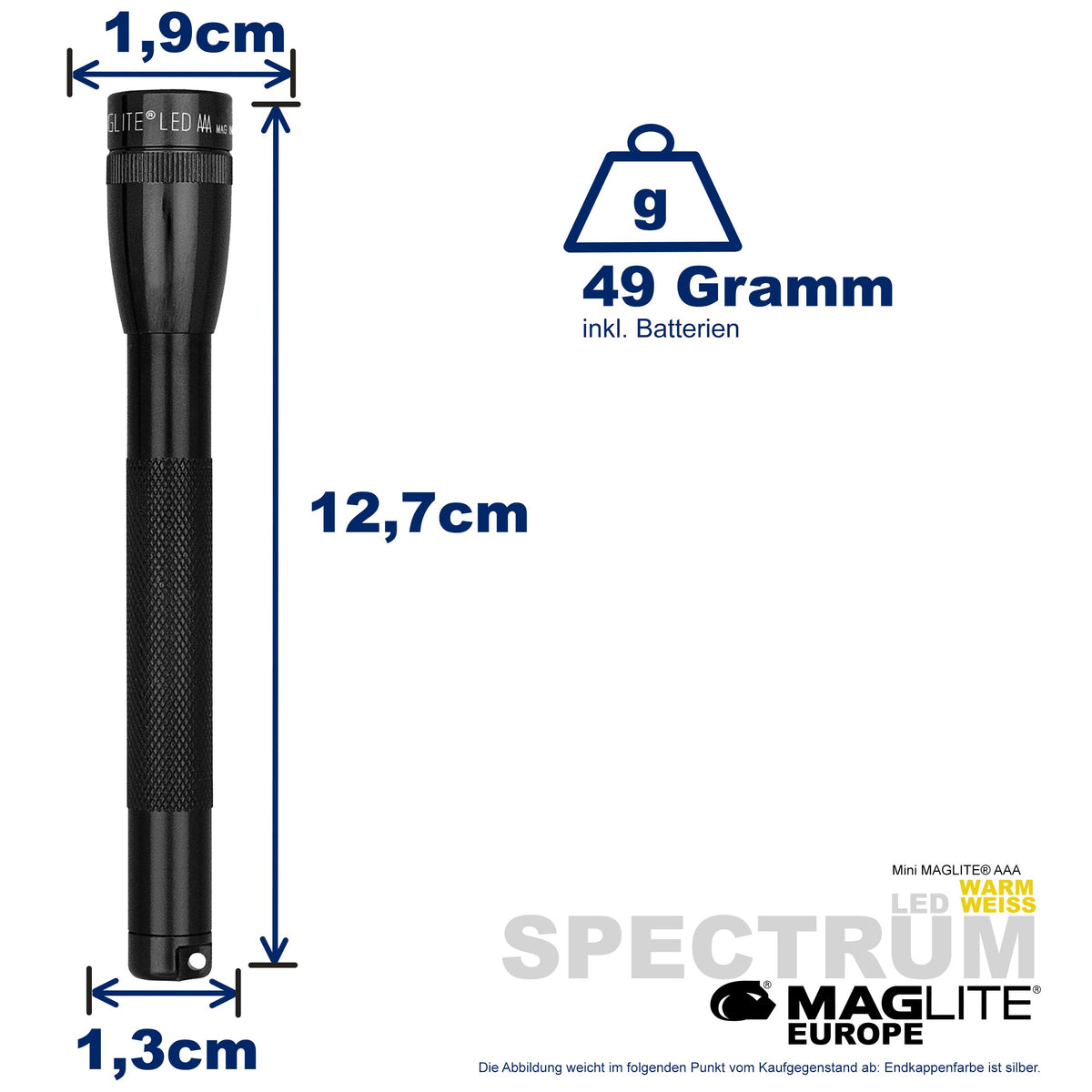 Maglite® Spectrum Series™ mit warmweisser LED - Maglite EU (Test)