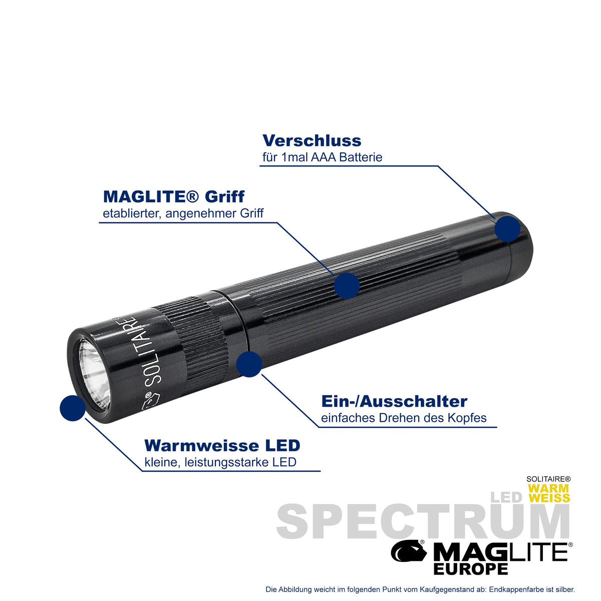 Maglite® Spectrum Series™ mit warmweisser LED - Maglite EU (Test)