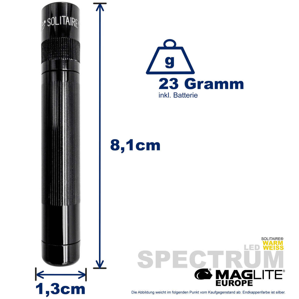 Maglite® Spectrum Series™ mit warmweisser LED - Maglite EU (Test)