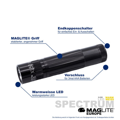 Maglite® Spectrum Series™ mit warmweisser LED - Maglite EU (Test)