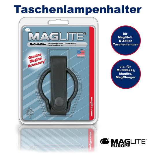 Taschenlampenhalter D Zellen (Leder) - Maglite EU (Test)